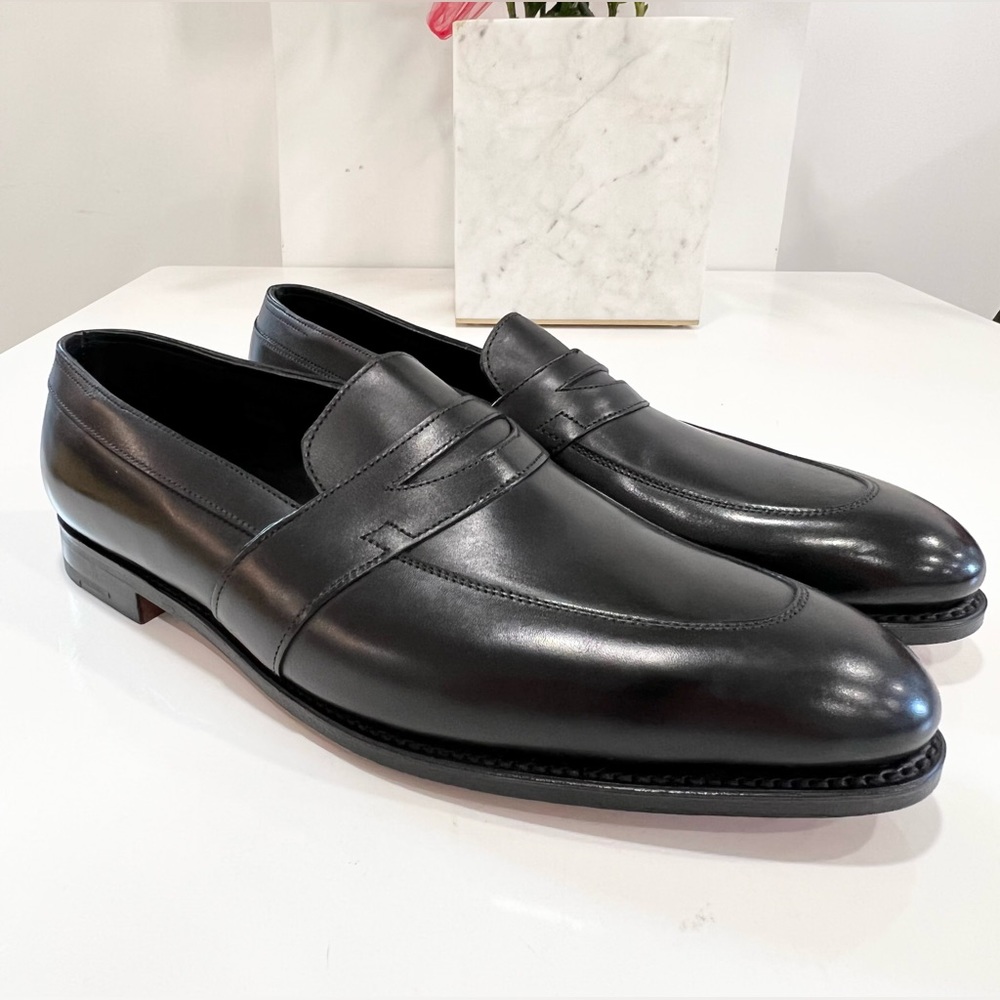 John lobb Adley Leather Loafers  $995. Size 8.5
